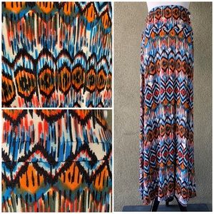 🔥5/$20🔥 “Gibson” Rayon Knit Southwest Print Skirt
